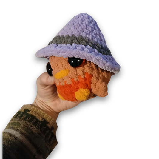Owl In Witch Hat - No Sew Halloween